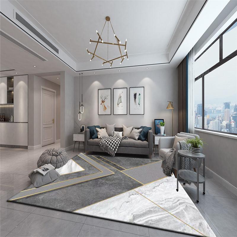Nordic Style Modern Carpet Living Room Decoration Big Size Large Area Rugs Bedroom Children Room Decor Mat Washable Non-slip