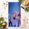 HUNTRIX Soft Beach Towel Stylish Beach Pool Towel for Summer Seaside Vacation Travel
