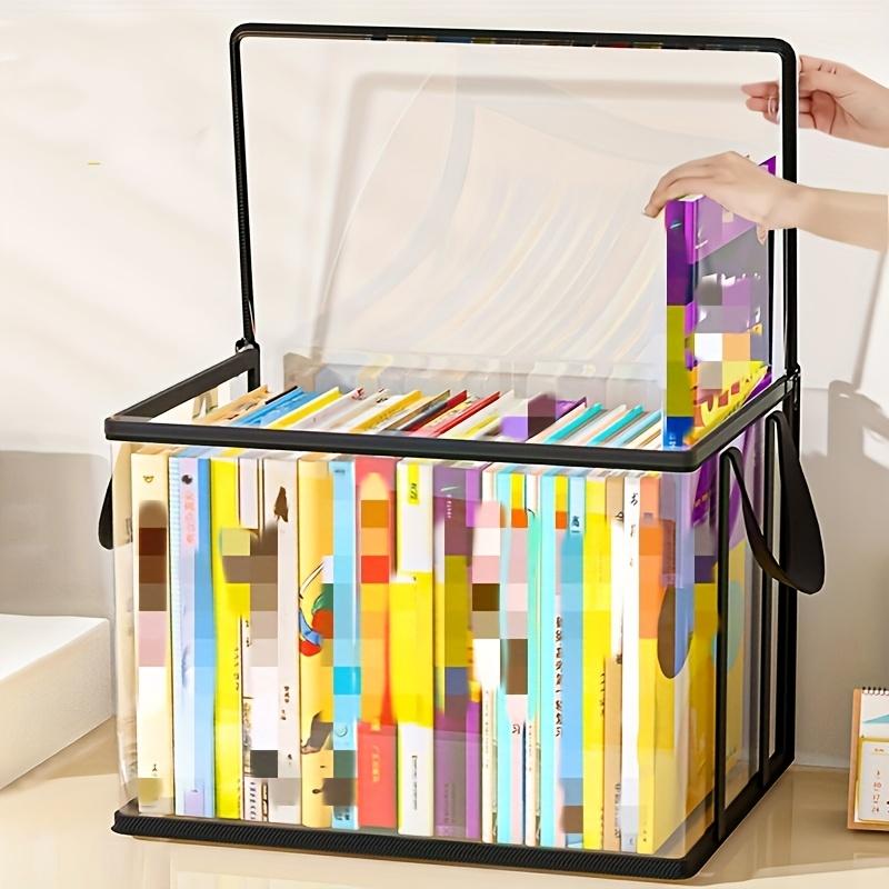 A Storage Box for Snacks In The Dormitory That Can Hold Toys, a Household Organizer That Is Foldable, Large-Capacity, Transparent, And Dust-Proof