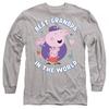 Peppa Pig Unisex Adult Best Grandpa In The World Long-Sleeved T-Shirt