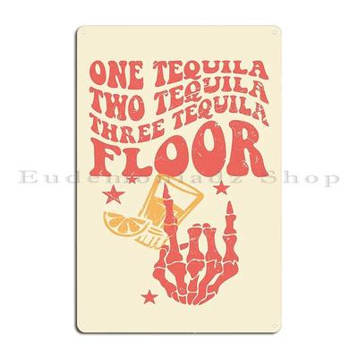 Amantes de Tequila Engraçado Cinco De Mayo Melhor Presente de Tequila México Mexicano Placa de Metal Personagem Sala de Estar Garagem Casa Poster de Estanho