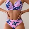 2026 European & American High-Waist Bikini: Sexy Women's Two-Piece Swimsuit