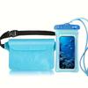 Waterproof 2 In 1 Waist Bag Phone Pouch Set Adjustable Clear Beach Bag  Swimming Snorkeling Kayaking Water Parks Phones Valuable