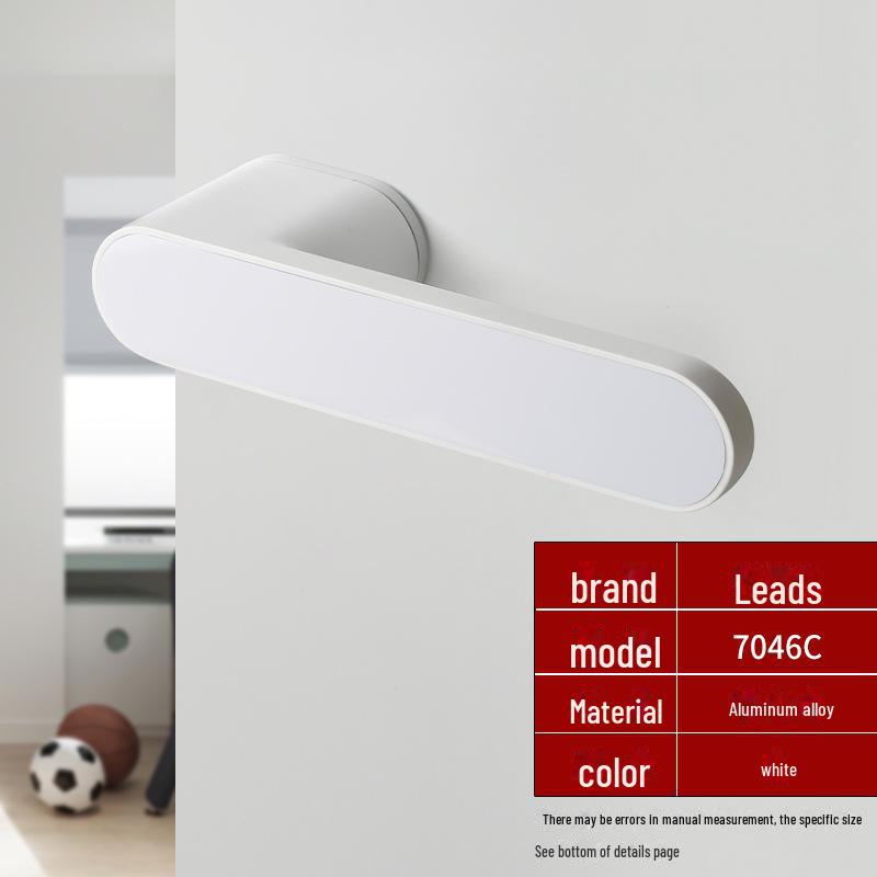 Minimalist Silent Magnetic Door Lock for Bedroom, Indoor Wooden Doors, and Bathroom