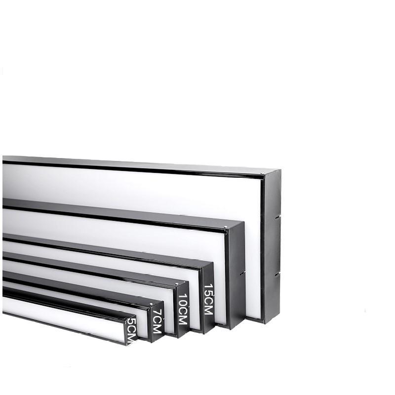 LED Square Tube Pendant Light for Office, Supermarket, Barber Shop