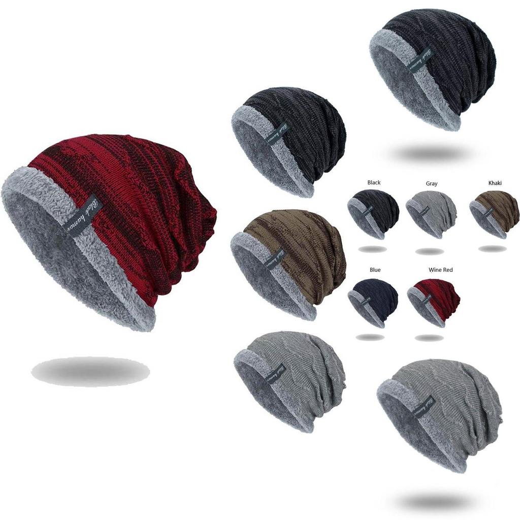 Soft Acrylic Knitted Baggy Beanie Premium Quality Winter Warm Cap For Men Women