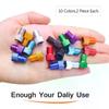 20Pcs Bicycle Valve Adapter Presta To Schrader Converter F/V To A/V Bike Tire Inflation Pump Nozzle Adaptor