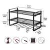 Wrought Iron Wall-Mounted Tool Rack for Drills and Screwdrivers