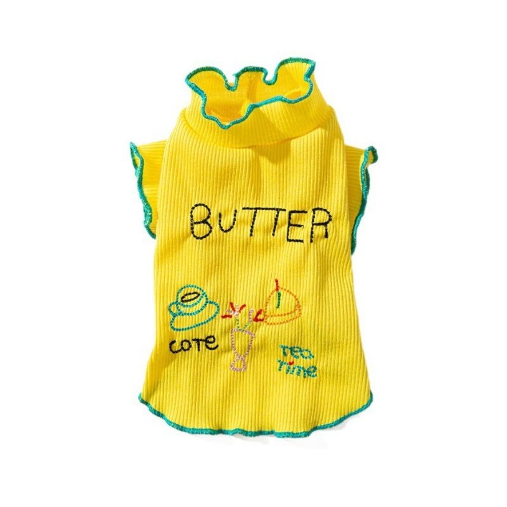 Letter Embroidery Dog Home Clothes Breathable Dogs Two Legs Dog Sweatshirt Spring Summer