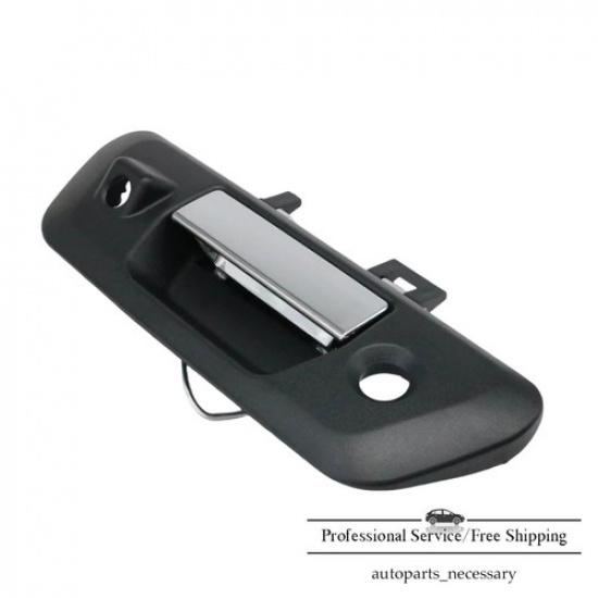 Rear Tailgate Handle W Key+Camera Hole Black For Nissan Navara D23 NP300 2015-21