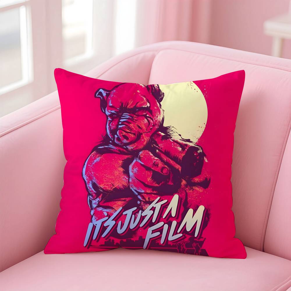 

Game H-Hotline Miami Pillow Case Pattern Printed Pillowcase for Living Room Sofa Cushion Cover & Bedroom Decor 12x12Inch