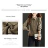 Women's Pullover Button Long Sleeve Lapel Spring and Autumn Bottoming Shirt Women's Elegant Top