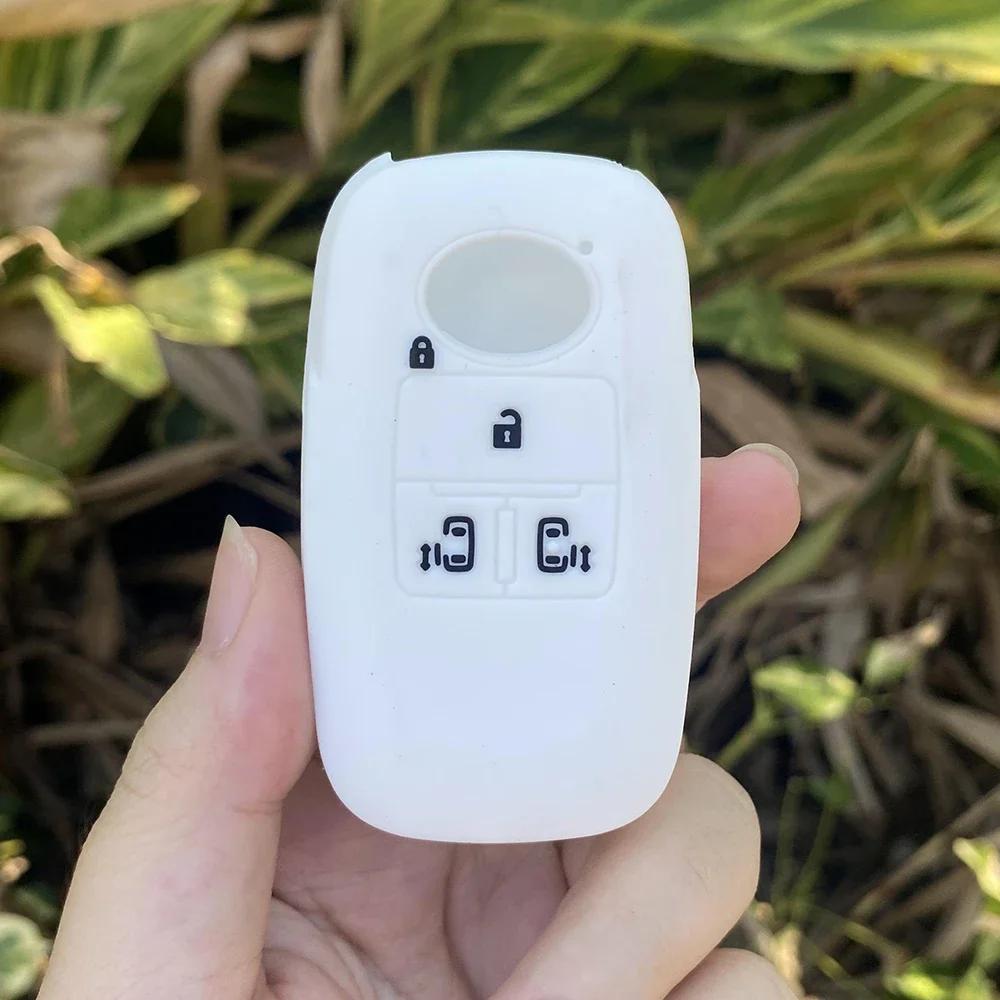 Silicone Car Key Cover Case Shell For Toyota Raize For Daihatsu Rocky 4 Buttons Key Cover Case Car Accessories