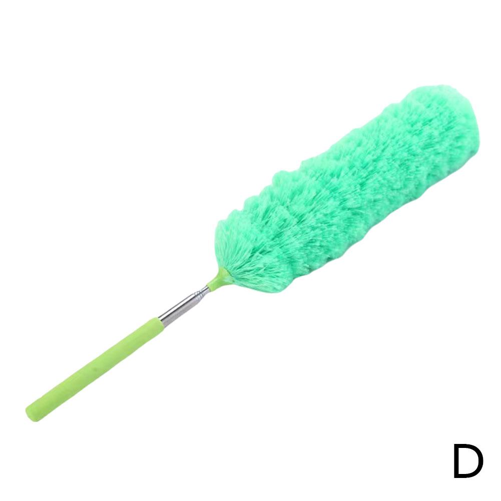 Electrostatic Dust Duster Telescopic Flexible Stainless Steel Home Feather Duster Microfiber Dust Brush Car Furnitur Cleaning