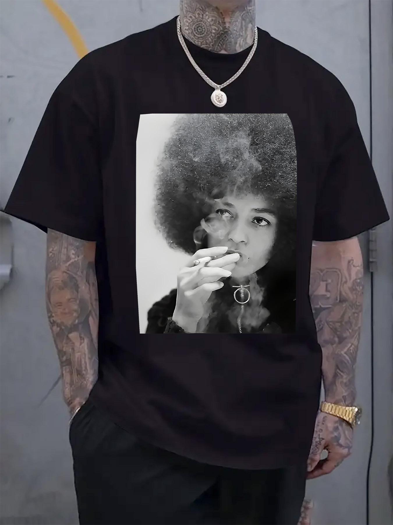 Vintage Tshirt Vintage Portrait Graphic Tshirt - Retro Bl... XXXL