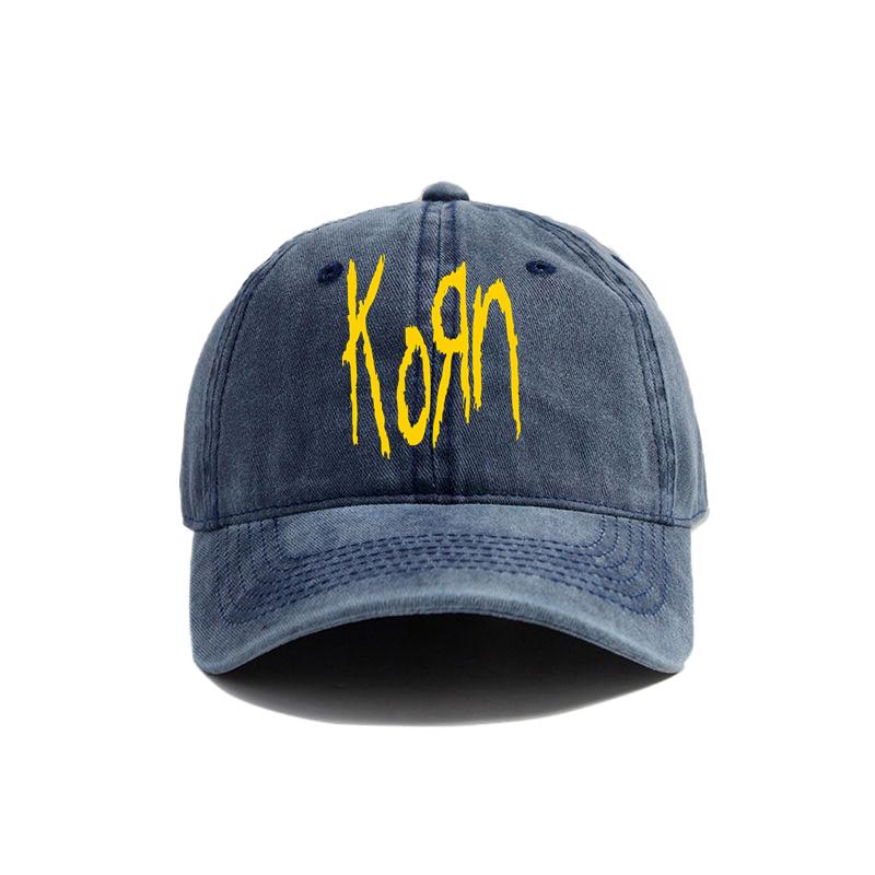 Korn Baseballkappe Distressed Hüte Metall Rockband Kappe Unisex Retro Outdoor Sommer Verstellbare Mütze MZ
