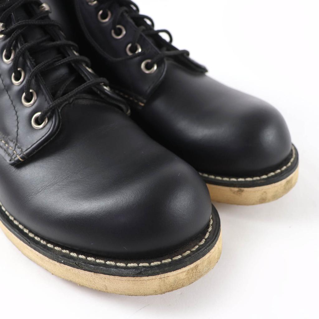Great RED WING short boots Irish Setter Tag Classic Plain Toe Leather Women 8165 Used