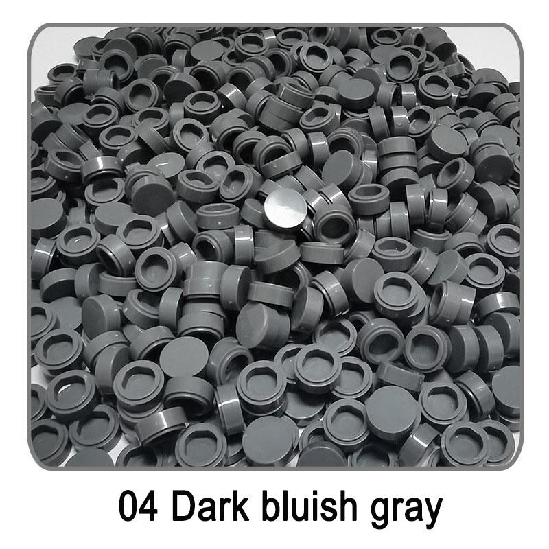 1000 stuks/partij Tegel 1x1 Rond 98138 Speciaal Blok Bouwsteen Kleine Deeltjes Stenen Onderdelen Compatibel met 98138 LOGO Speelgoed