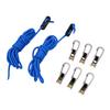 Rope with Roller Tensioner 1 Ton Capacity Paracord Tie Down Cinch Heavy Duty Stainless Steel Nylon for Camping Boating