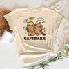 Capibara Capybara women 80s korean clothes Pop Culture Psychedelic Breathable t shirt Comfortable Classic women aesthetic