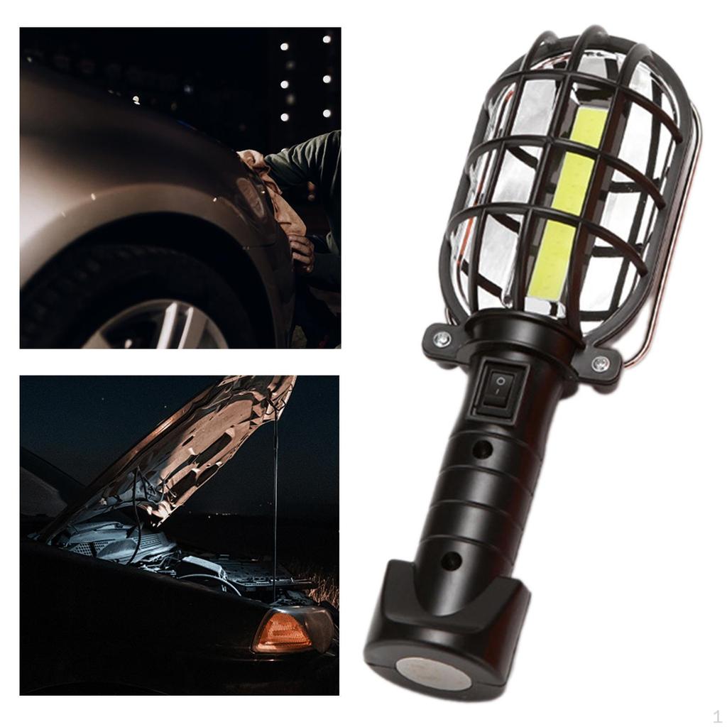 COB Work Light Camping Accessories Portable Handheld Lightweight Handy Flashlight for