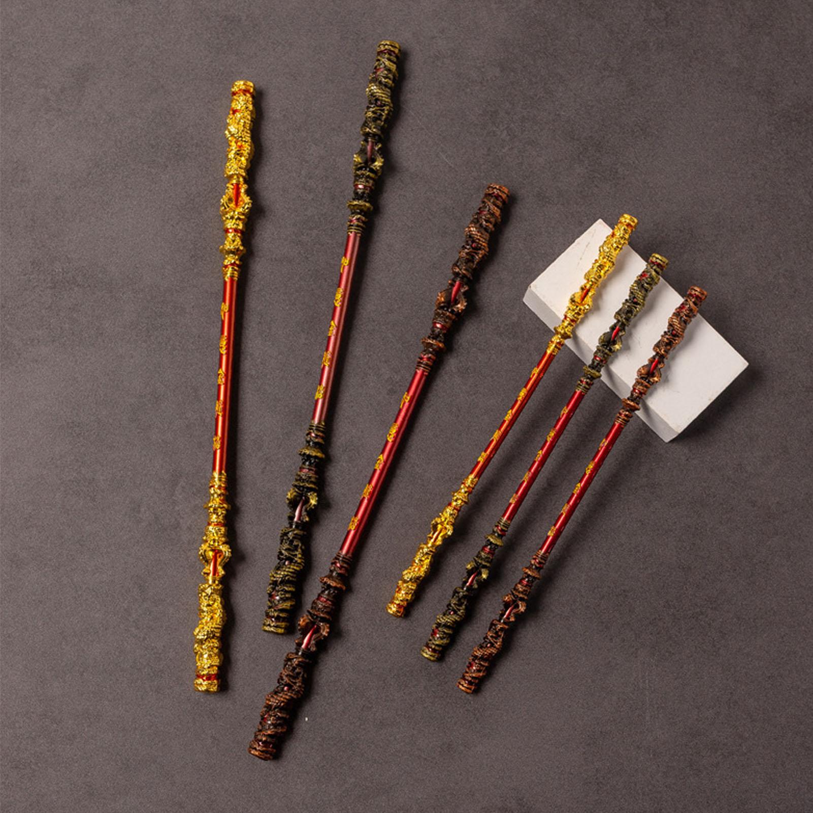 

Ruyi Jingu Bang Модель цинкового сплава Sun Wukong Monkey King Staff Prop Game Сопутствующие товары 22 см Cyan циан