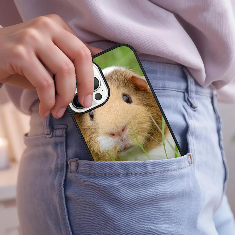 Animal Guinea Pig Phone Case For iPhone 17 Air 15 16e 14 13 Pro Max Coque 12 11 Pro Max PLUS Cover