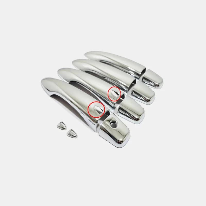 For Nissan Note E13    ABS carbonfiber Exterior Side Door Handle door Bowl sticker Cover Trim External accessories ABS silver A