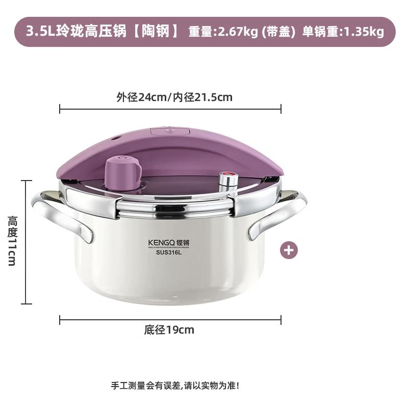 OLOEY 316 Stainless Steel Pressure Cooker