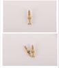 LCP High-Temp Durable 4-Pin Male Connector Plug, Gold Plated, M8*0.75 Thread