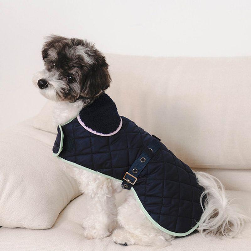 GAYEON LEE LETO Gesteppte Hundejacke - Marineblau