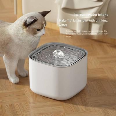 Pet Water Dispenser, Cat Drinking Fountain, Filter and Automatic Circulation Dog Faucet Drinking Waterer