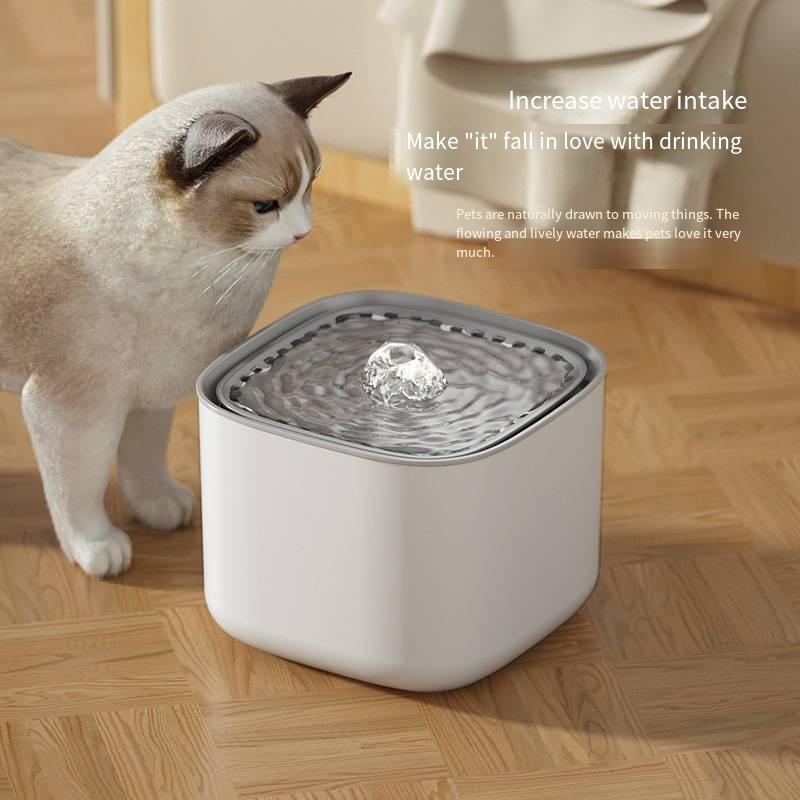 Pet water dispenser, cat drinking fountain, filter and automatic circulation dog faucet drinking waterer
