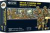 Warlord Action Army Infantry Assembly Kit WLG402011020 Games/Bolt 1/56 British/Canadian 1943-45 (30 Figures) (Personnel)
