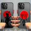 Case for iPhone 17 Pro Max 7 8 SE 12 16 Plus 15 13 Mini XS XR 14 Air 11 Funda Back Phone Cover Japanese Samurai