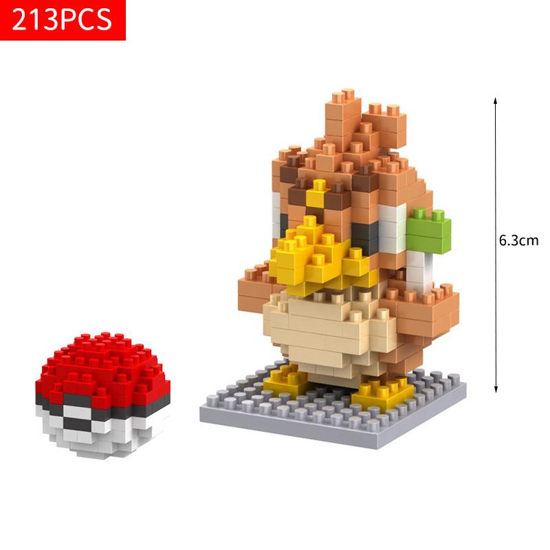 Pokemon Toy Lega Building Blocks Pokémon Action Cartoon Character Pikachu Assembled Model Building Block For Boys Birthday Gifts
