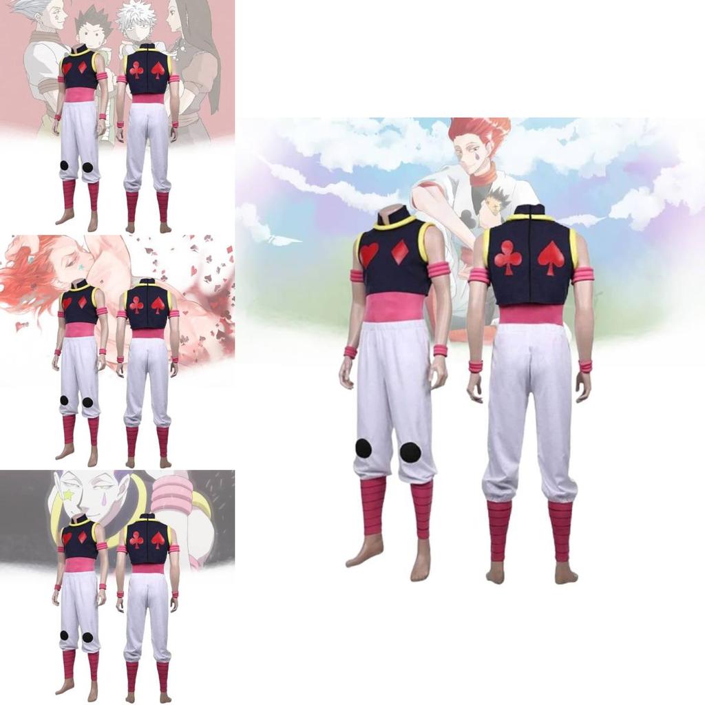In-stock Hisoka Cosplay Outfit For Men Anime Theme Polyester Fiber