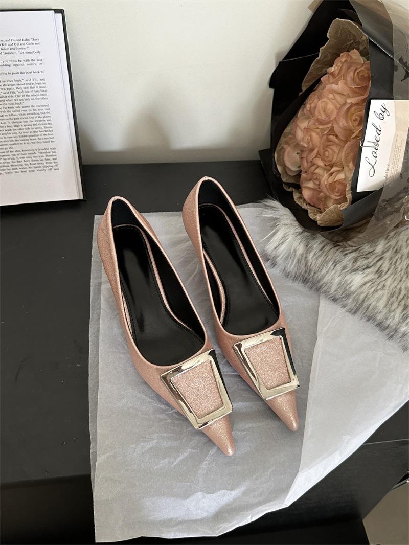 

Французский темперамент высокие каблуки женские черные профессиональные кожаные туфли ~ квадратная пряжка 3 см туфли Мэри Джейн 40 шампанского