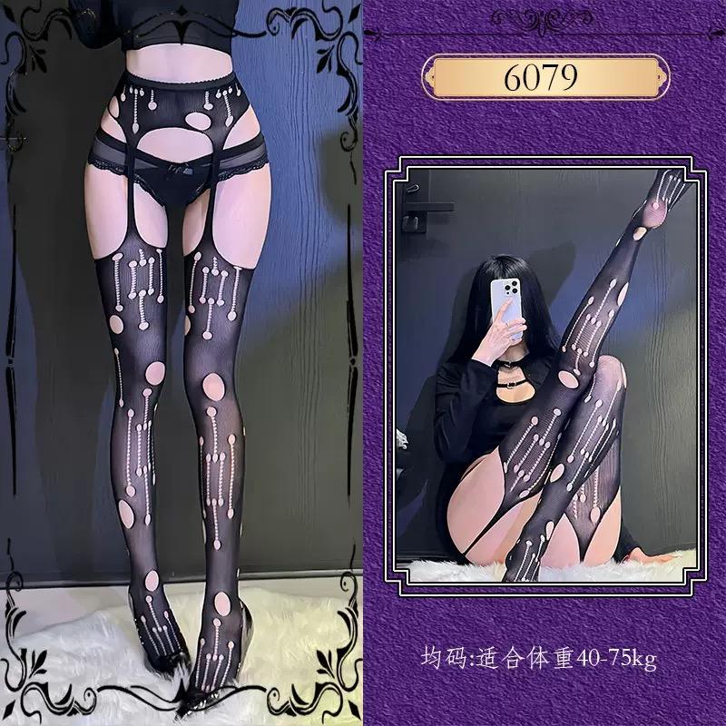 Women Fashion Hollow Out Sexy Pantyhose Black Tights Fishnet Stockings Club Party Hosiery Female Lingerie Girls Thigh Mesh Socks