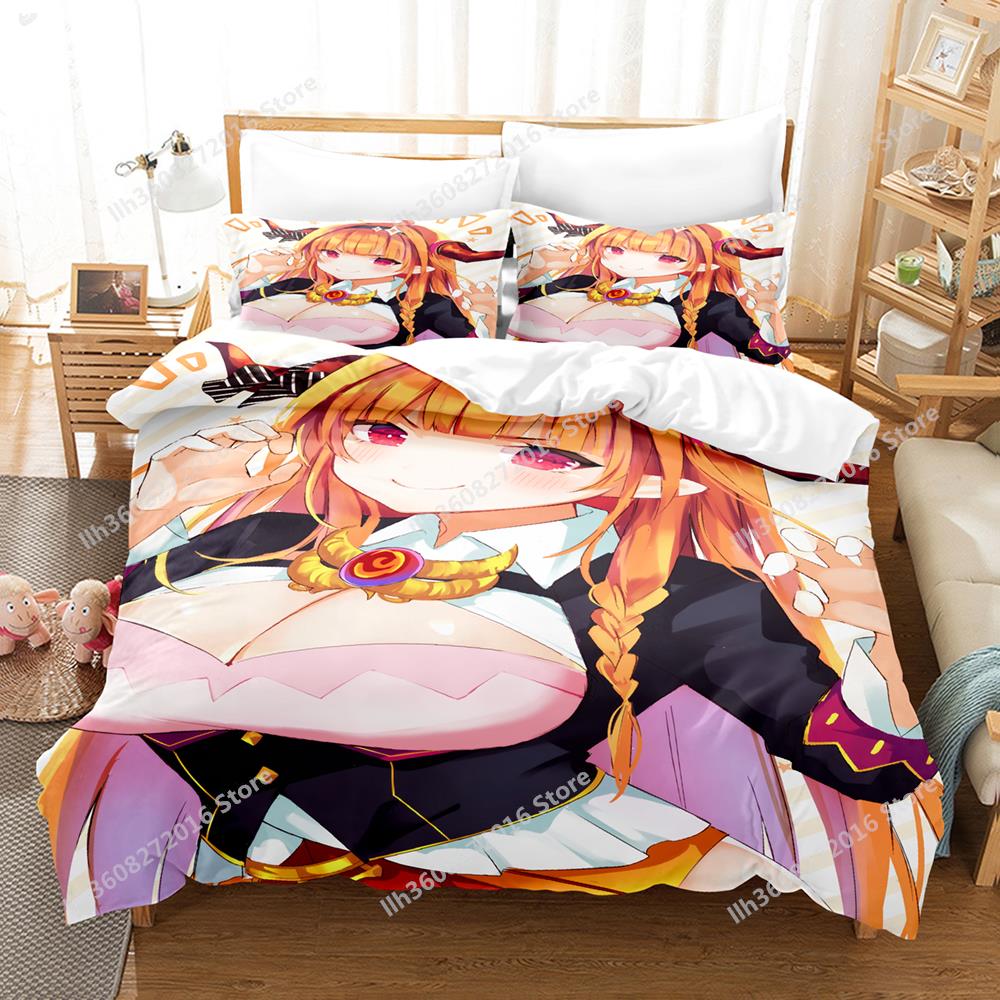 Kawaii Kiryuu Coco Bedding Set Single Twin Full Queen King Size Bed Set Adult Kid Bedroom Duvetcover Sets 3D Anime Bed Sheet Set