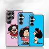 Cute M-Mafaldas Cartoon Case for Motorola Moto Edge 70 60 Fusion 40 NEO 20 Pro G Stylus G56 G96 G71 G73 G41 G42 G50 G51 G52