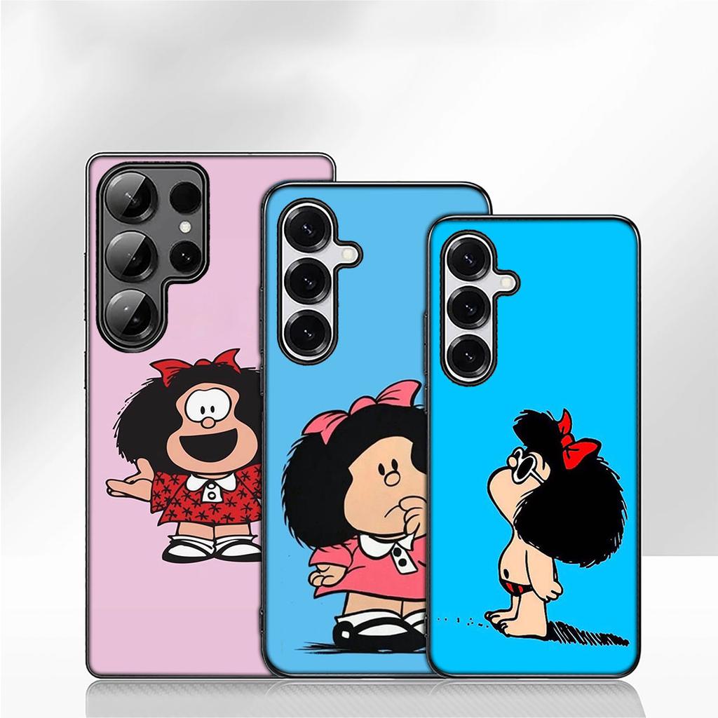 Cute M-Mafaldas Cartoon Case for Motorola Moto Edge 70 60 Fusion 40 NEO 20 Pro G Stylus G56 G96 G71 G73 G41 G42 G50 G51 G52
