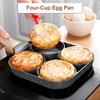 Four cup Egg Pan Frying Egg Cooker Burger Pan for Breakfast Non stick Frying Pan