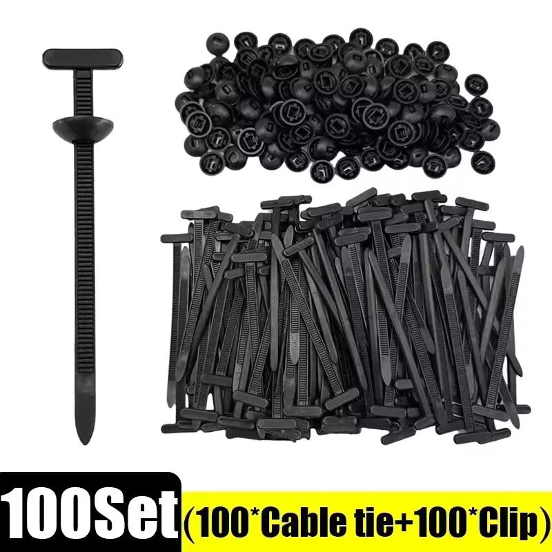 500PCS Nylon Cable Zip Self-Locking Heavy Duty Zip Ties Indoor & Outdoor General Purpose Cable Tie Buckles Releasable UV Resista