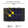 4-10 Led Solar Lamp Outdoor Waterproof Wall Lights For Garden Yard Decor Landscape Up And Down Luminous Lighting 1Pc