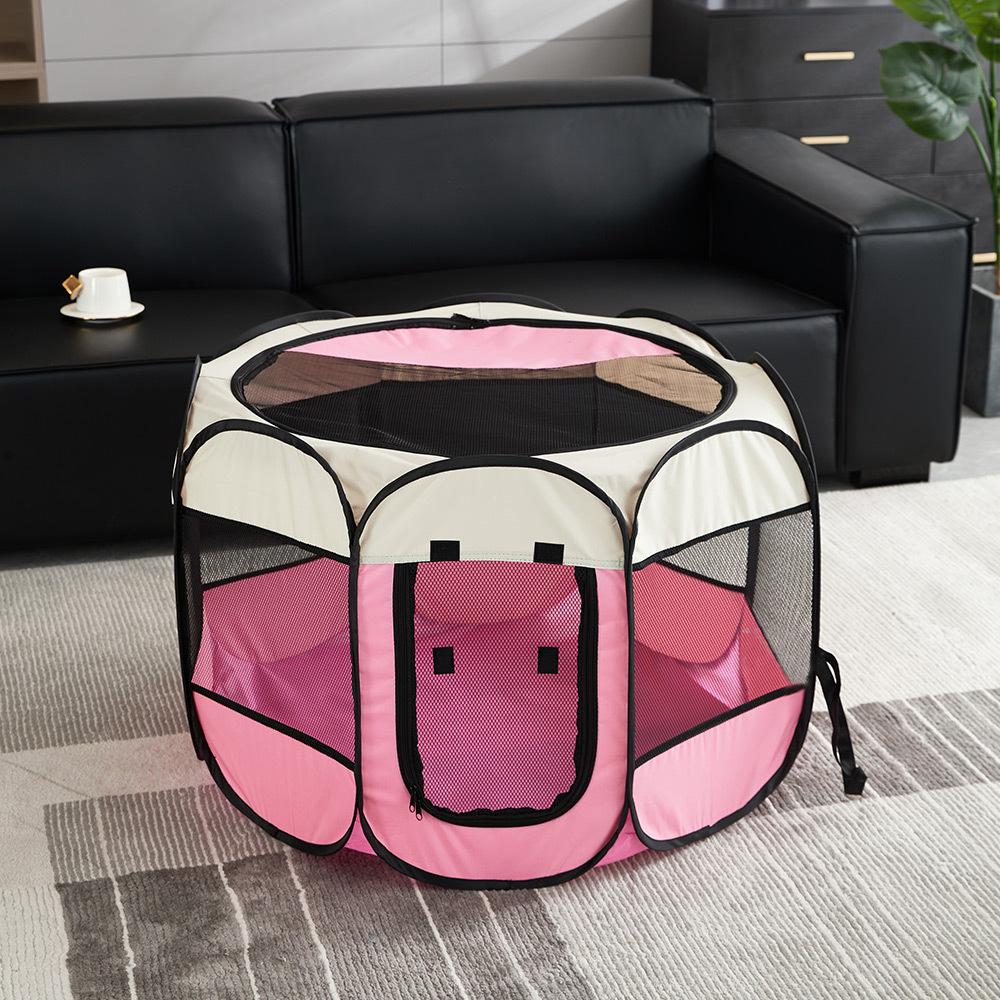 Portable Foldable Pet Tent Kennel Octagonal Fence Puppy Shelter Easy Easy Operation Large Dog Cages Cat Fences Dog Kennel