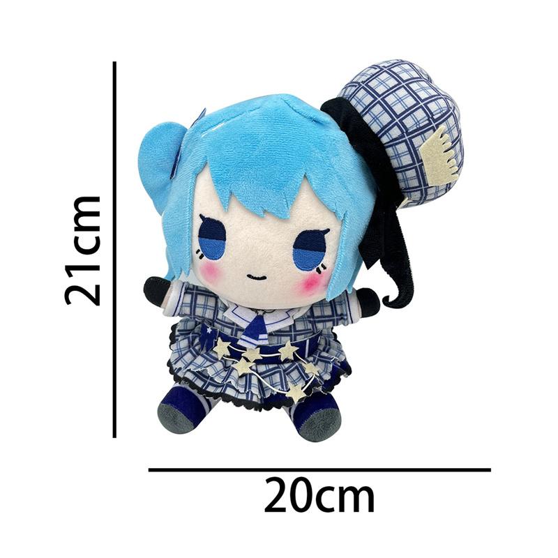 Hololive Plush Toy Hoshimati Suisei Inugami Korone Houshou Oozora Marine Gawr Gura Cosplay Plushie Stuffed Dolls Birthday Gifts