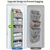 Upgraded 5-Shelf Hanging Storage Organizer - Behind Door, Anti-Tilt, 5 Large Capacity Pockets, Hanging Bag Suitable For Bedroom