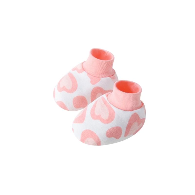 6 Pair Infant Cotton Socks Breathable Fabric Foot Cover Set Lovely Pattern Newborns Essential for Daily Comfort