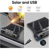 Auto-Reifendrucküberwachungssysteme LCD-Display Kabelloser Solar-TPMS-Alarm Reifensicherheit mit 4 externen Sensoren